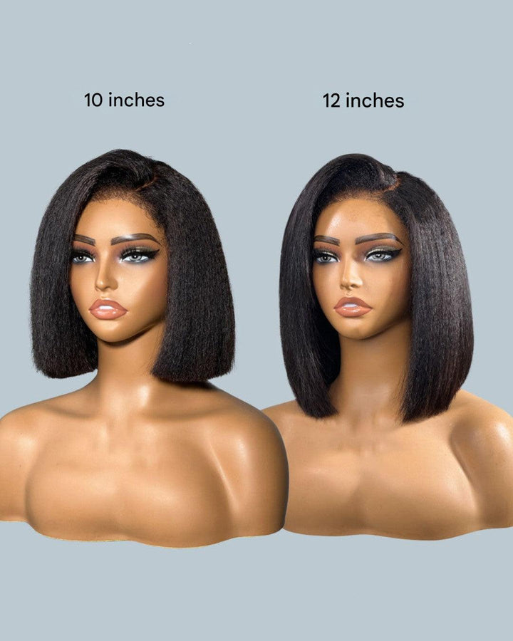 HD prémiová paruka 5x5 Kinky Straight – Zamira