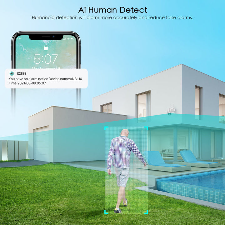 Bezdrátová venkovní kamera pro dohled s WiFi – SecureView 360