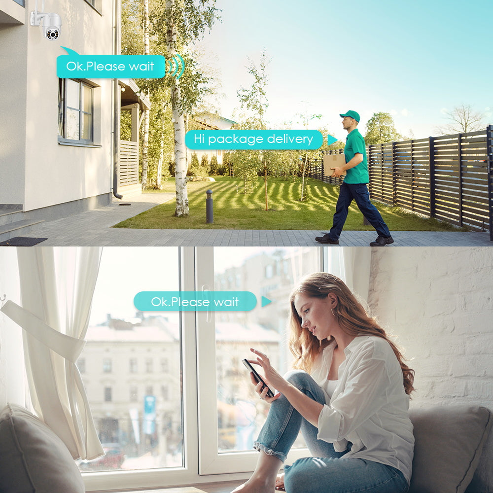 Bezdrátová venkovní kamera pro dohled s WiFi – SecureView 360