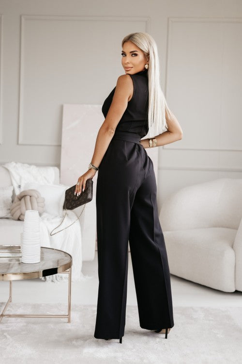 Figurkový & Víceúčelový Dámský Jumpsuit s Komfortním Strečovým Materiálem – Linnea