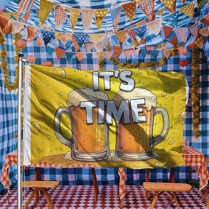 1 kus velká dekorace vlajka Oktoberfest – Prostflagga Oktoberfest 2025