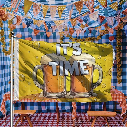 1 kus velká dekorace vlajka Oktoberfest – Prostflagga Oktoberfest 2025