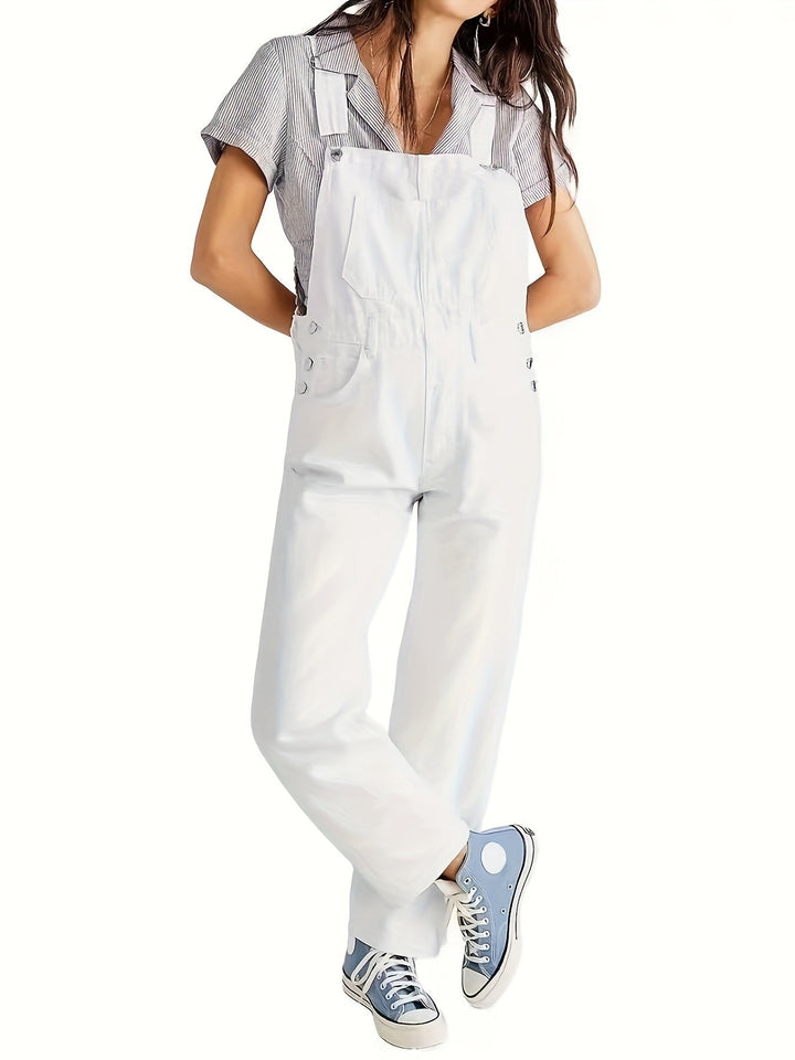 Stylický dámský denim overall na každý den - CityEase
