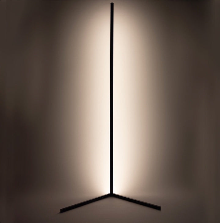 LED designová rohová lampa s dálkovým ovládáním – Viorra