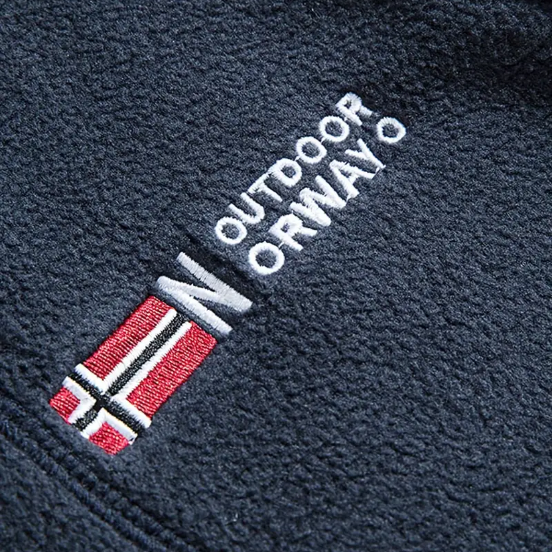 Pánská fleecová outdoor vesta – prošívaná s stojáčkem – Kaspar