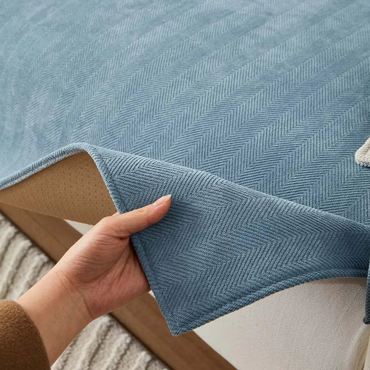 Chenille chrániče sedaček s vzorem rybí kosti – VeluraShield