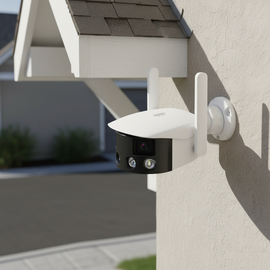 2K Dual Kamera Außenkamera - ClearWatchX