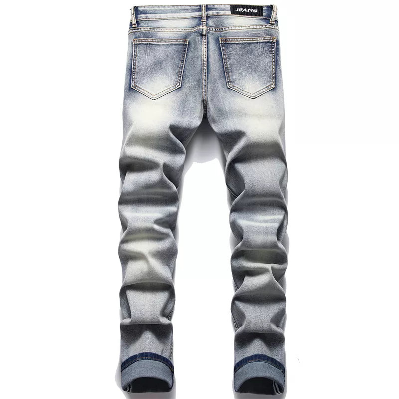 Trendy roztrhané pánské džíny - Jaxon