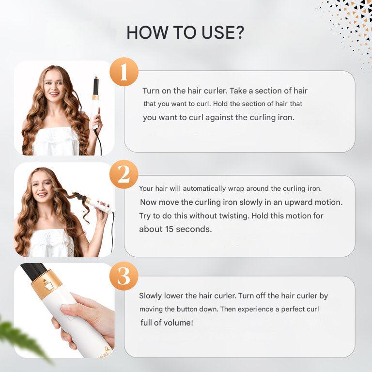 7v1 fénový kadeřnický kartáč a Airstyler – Lyra