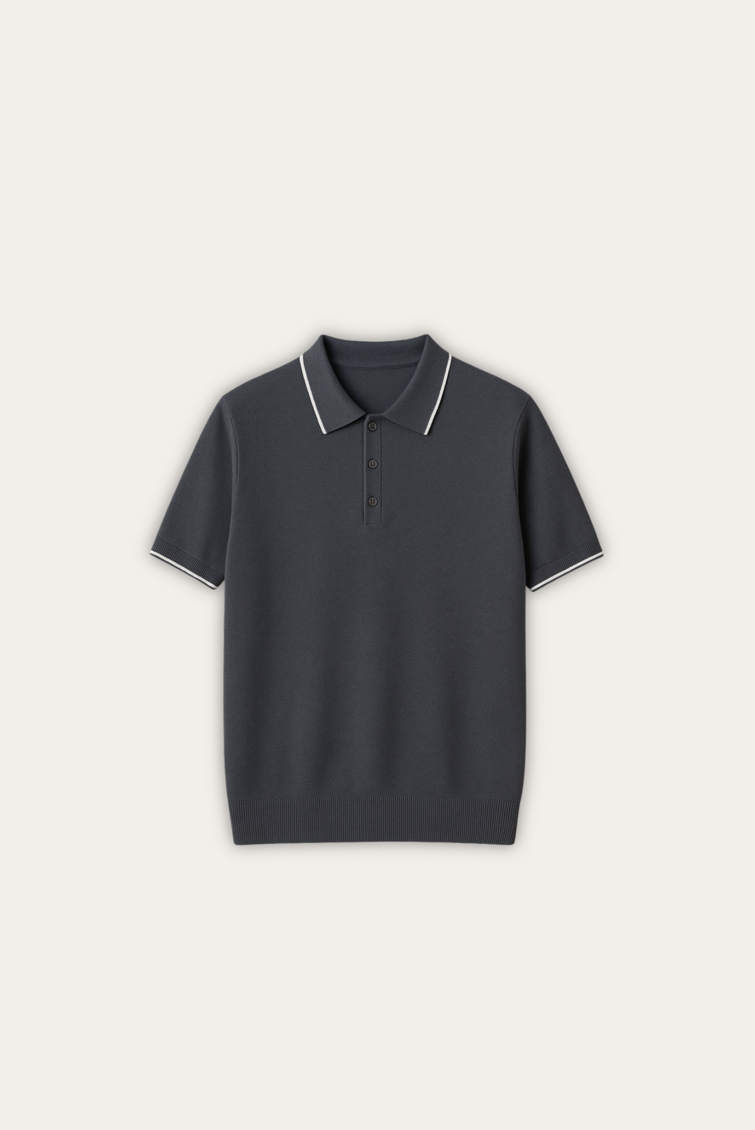 Stylová pánská polokošile s límcem z kašmíru a merino vlny – Miro