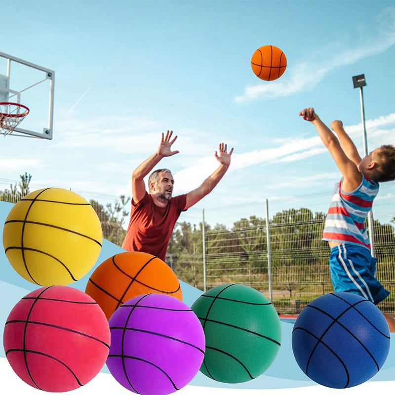 Hlasitý basketbalový míč z PU pěny pro děti – Silento