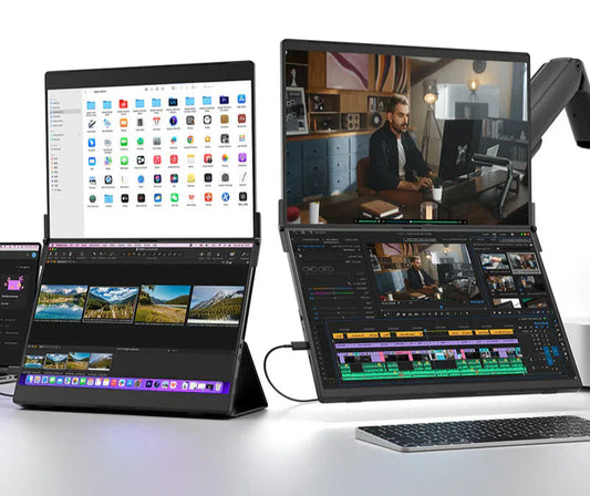 Přenosný duální dotykový monitor 16 palců – Flexiview