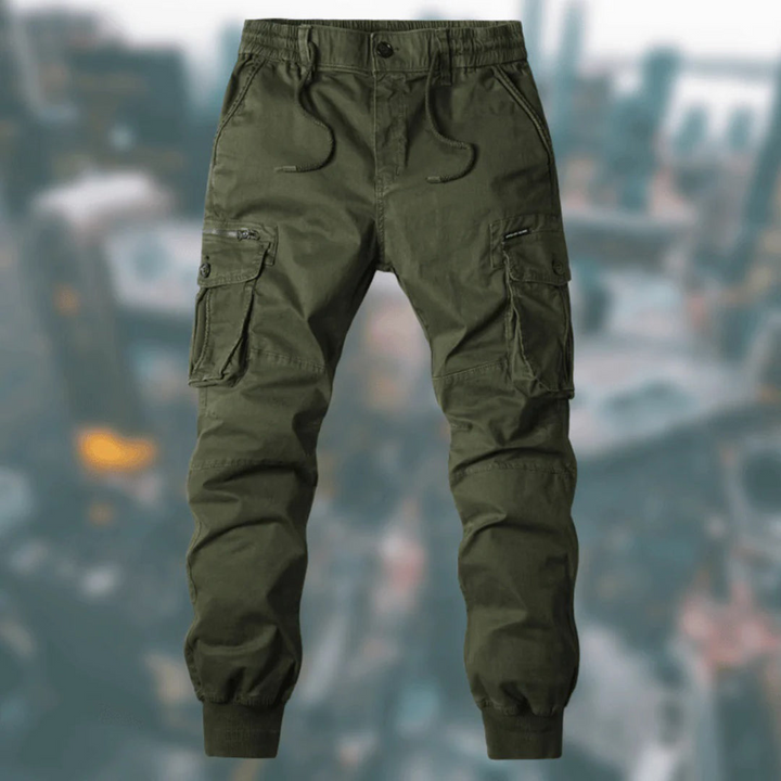 Podzimní ležérní pánské cargo jogger kalhoty – Lukas