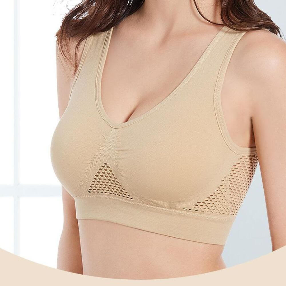 Ventilovaný síťovaný sportovní podprsenka – Sofia