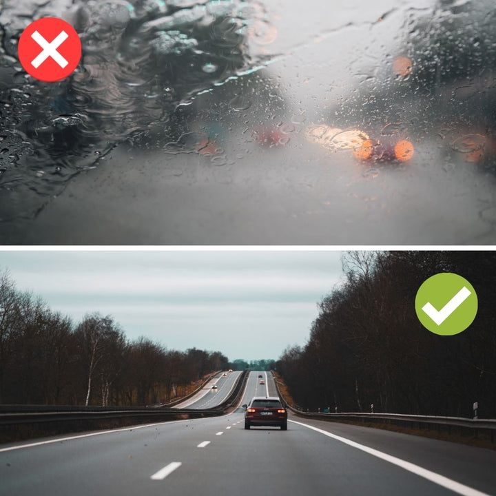 Vodoodpudivá úprava čelního skla auta - Rainexel