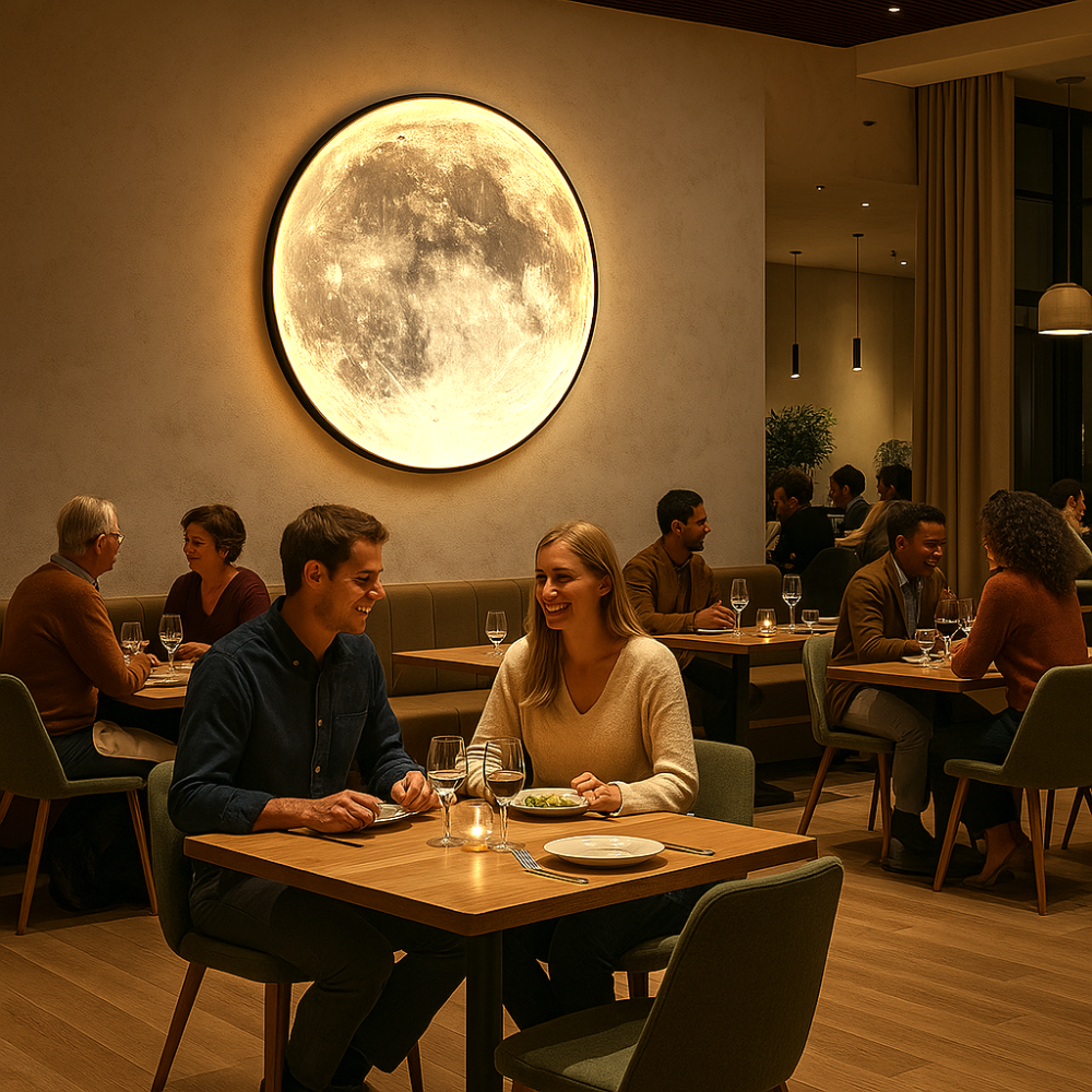 Magická atmosférická měsíční lampa - LunaGlow