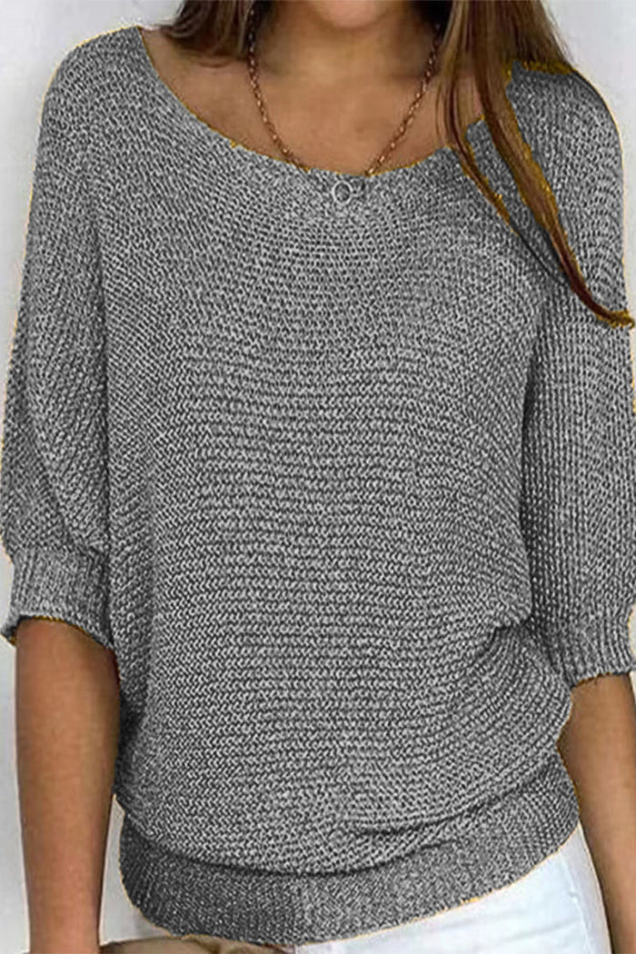 Oversized svetr pro ženy s netopýřími rukávy – Mira