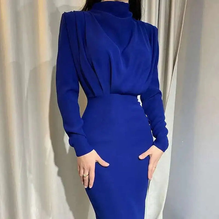 Bodycon midi šaty s rolákem – Valeria