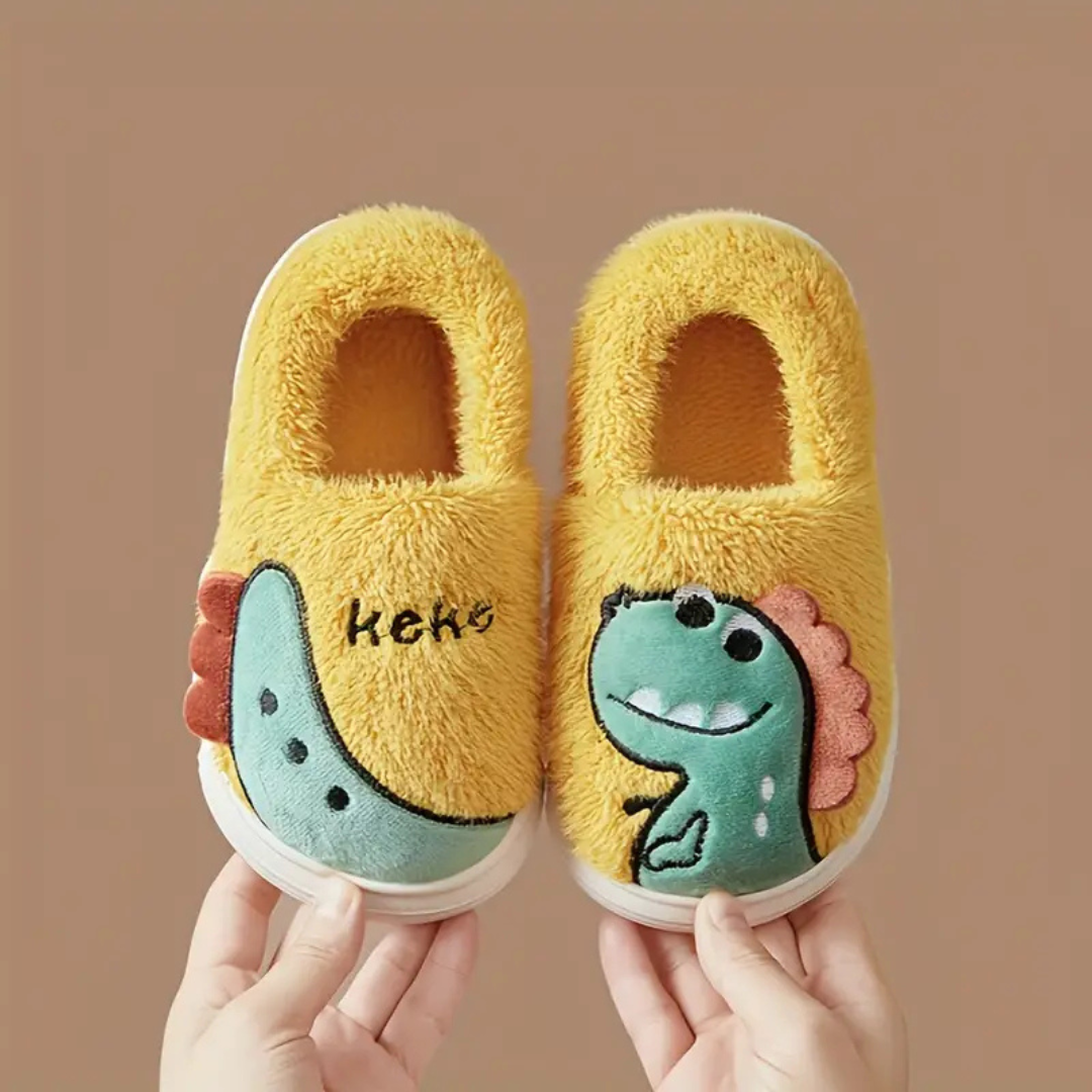 Dětské pantofle s designem dinosaura – DinoSteps