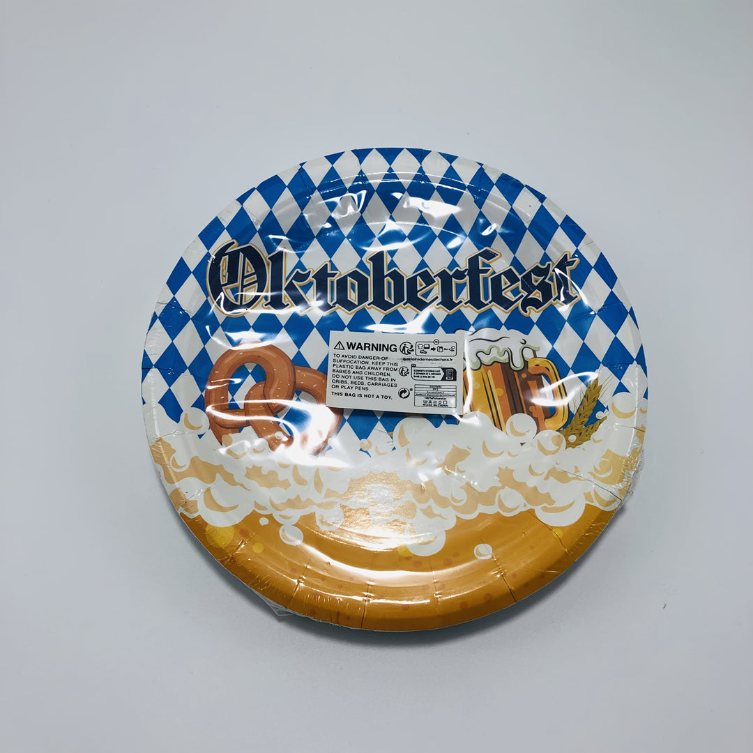 Papírové talíře (různé velikosti) – WiesnTeller Oktoberfest 2026