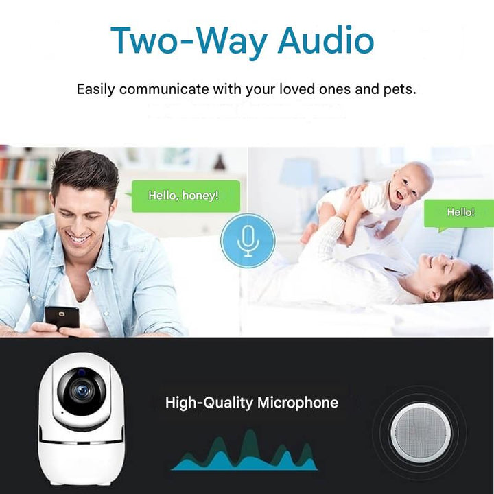 Otočná Wi‑Fi vnitřní kamera – HomeView Mini