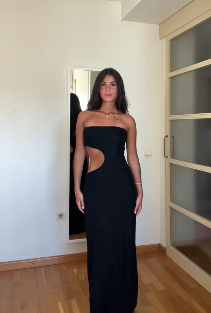 Trendy bandeau letní šaty s elastickým střihem – Viviane
