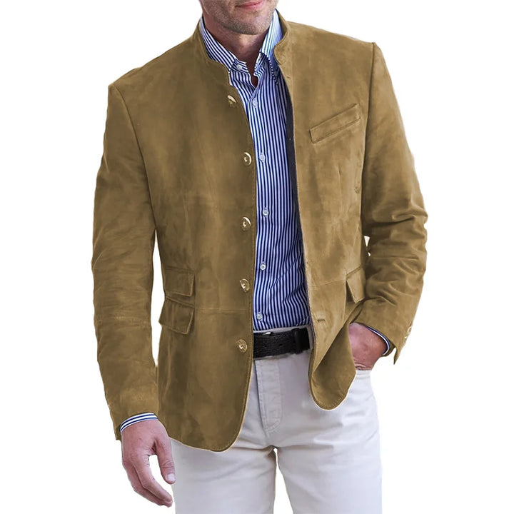 Podzimní klasická button-down bunda pro muže – Magnus