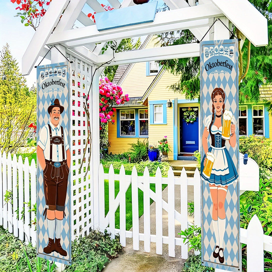 Sada bannerů z polyesteru – WiesnWillkommen Oktoberfest 2025