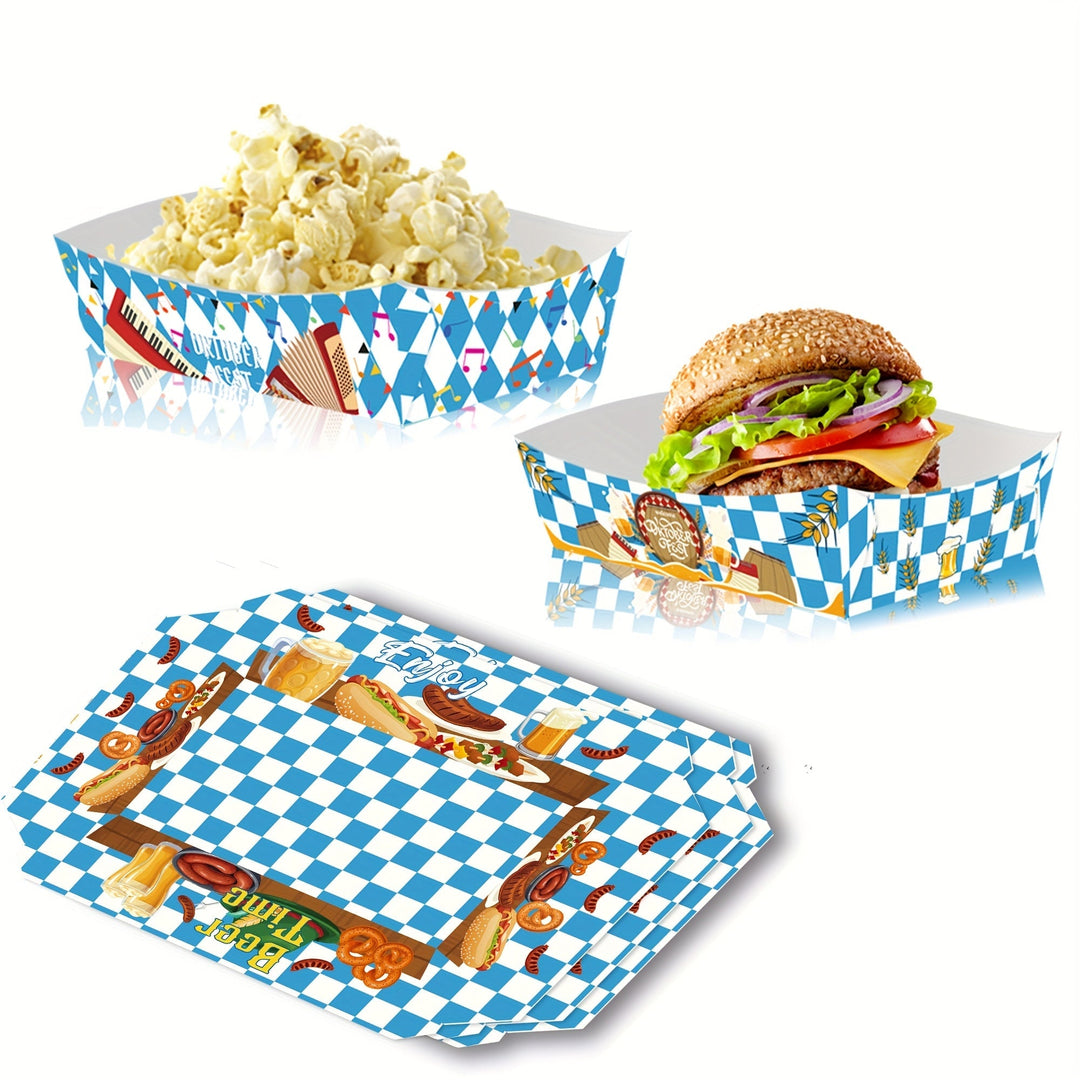 Oktoberfest – papírové misky na občerstvení, sada (2 × 24 ks) – WiesnSnack Oktoberfest 2026