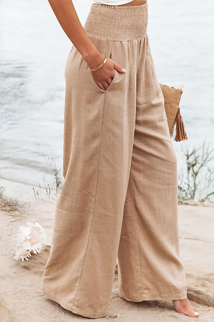 Elegantní Palazzo-buxy s boho pocitem – Yasmin