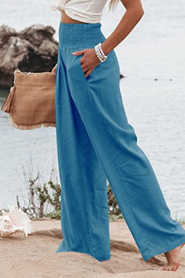 Elegantní Palazzo-buxy s boho pocitem – Yasmin