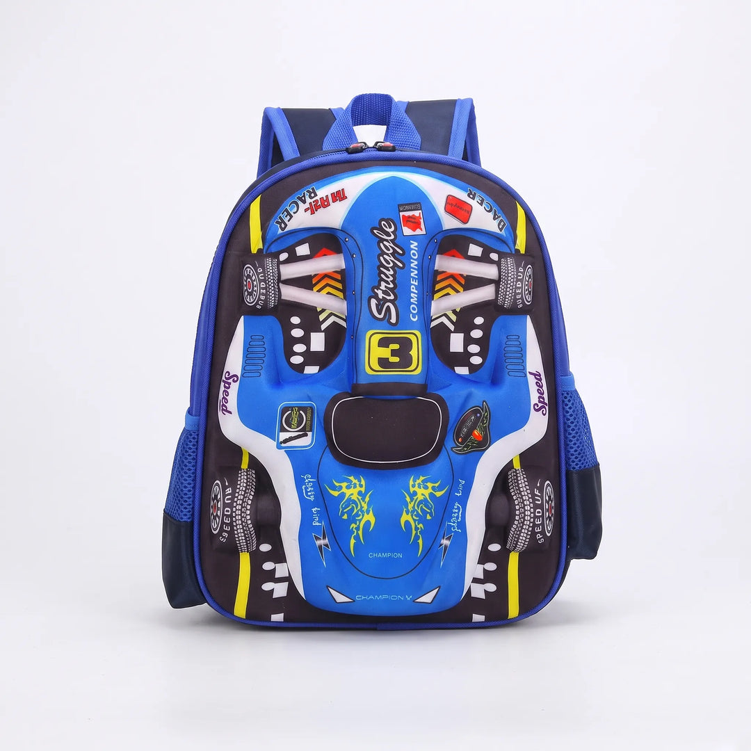 3D Race Car School Rucksack - Veloxis