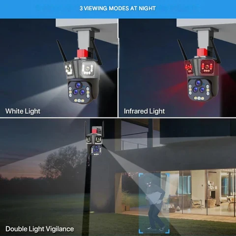 10K WLAN bezpečnostní kamera s 20MP, 20násobným zoomem – DualGuard Ultra 10K