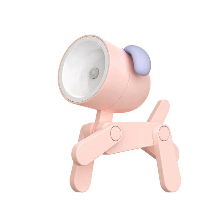 Rosa Hundelampe aus Kunststoff, modernes Design, LED, Kinderzimmer-Dekoration.