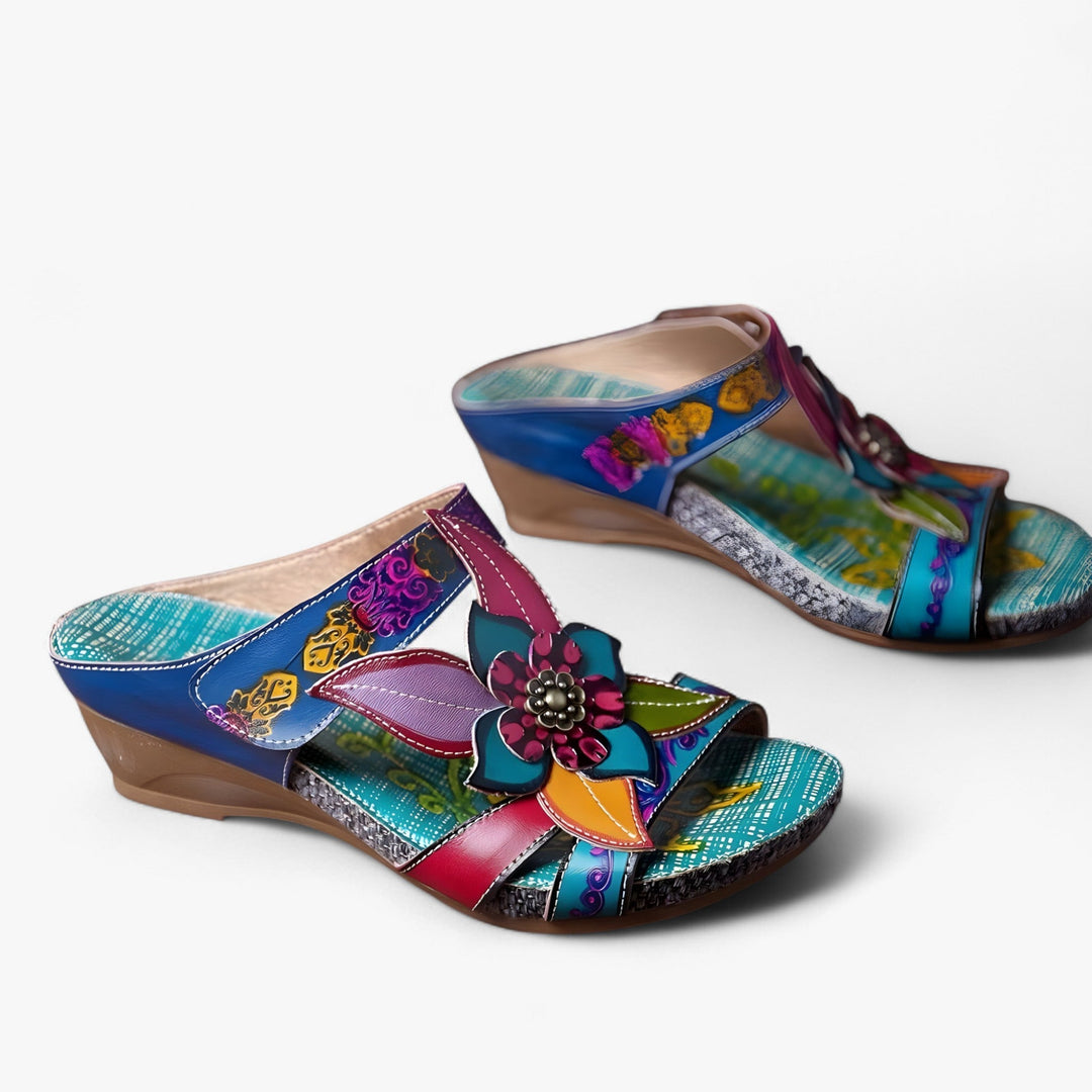 Boho sandály pro ženy s pletenými pásky – BohoStep Dolly