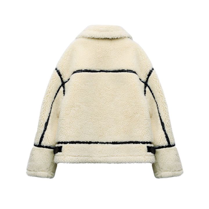 Teddy pilotní bunda – Dilara | Zimní, měkká, oversize a stylová!