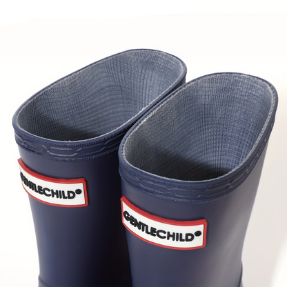 Dětské gumové holínky jednobarevné a voděodolné – Noah