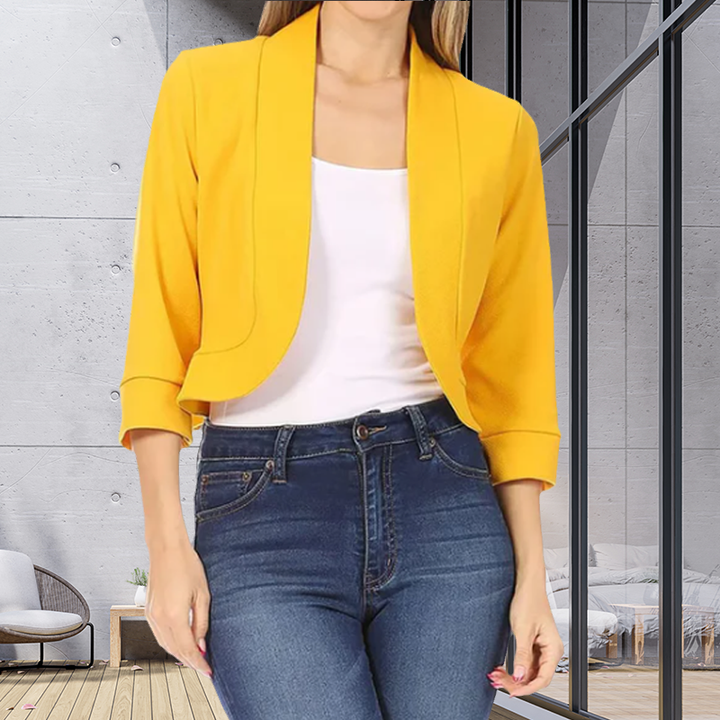 Podzimní krátce střižený dámský blazer – Marielle