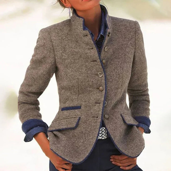 Stylový jednobarevný dámský cardigan - Nova
