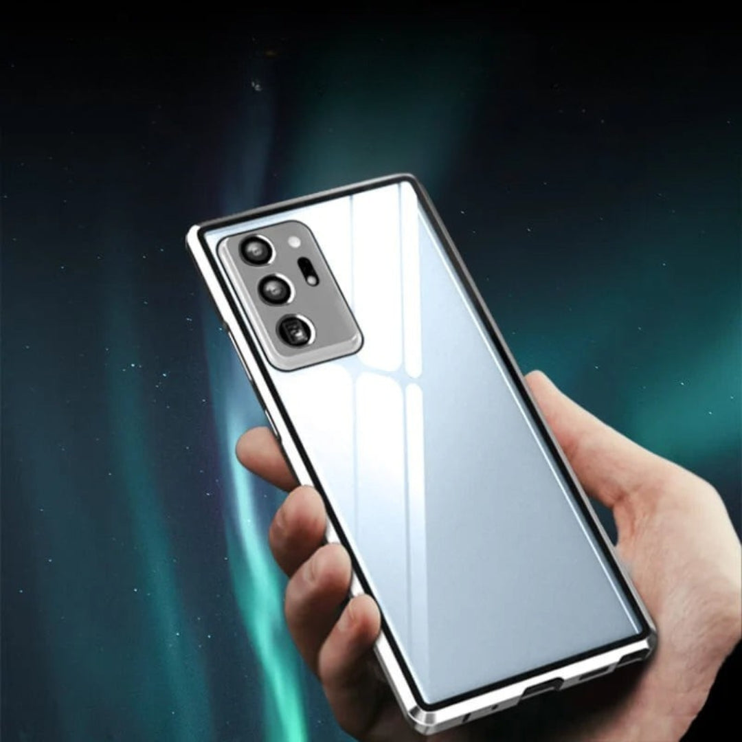 Magnetické dvoustranné skleněné ochranné pouzdro – ClearLock (1+1 ZDARMA)
