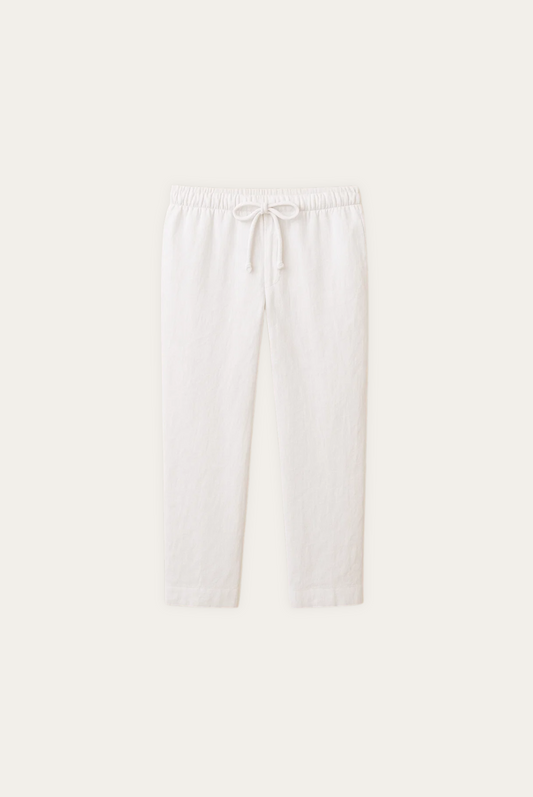 Stylové pánské lněné kalhoty s moderním střihem – Alessio