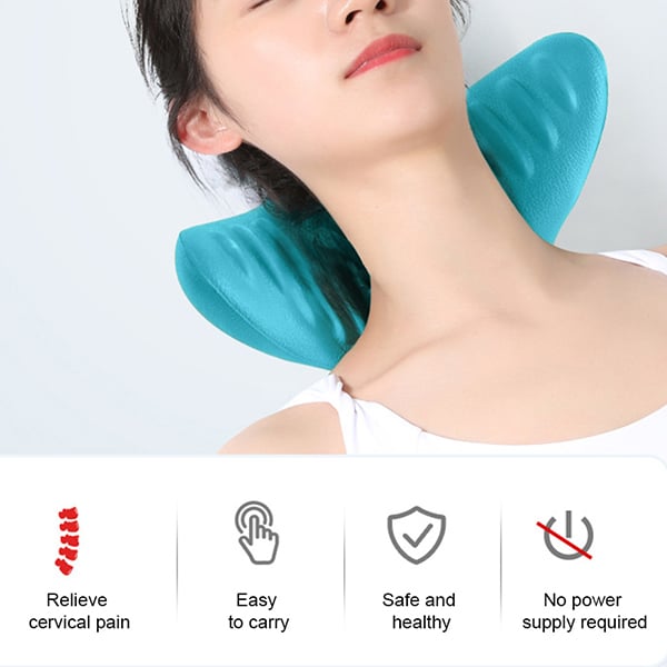 Ergonomický masážní polštář na krk bez elektrického napájení – NeckEase Stretch