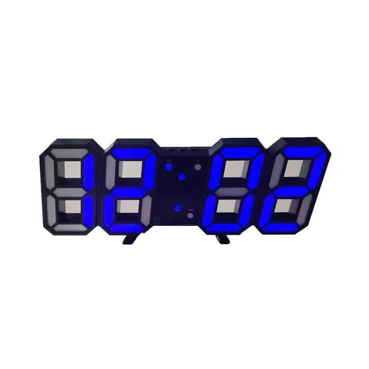3D LED nástěnné hodiny s stmívatelným světlem – Timora