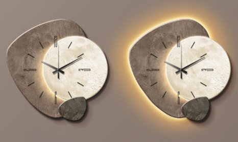 Minimalistické nástěnné hodiny ve skandinávském designu - NordiqTime