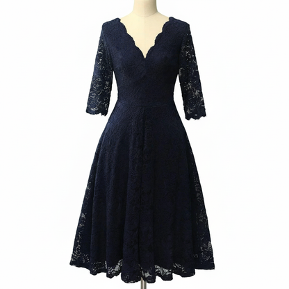 3/4-Ärmliges Kleid - SpringWhirl 