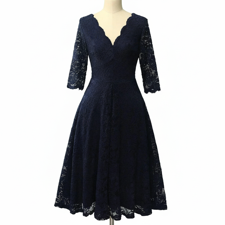 3/4-Ärmliges Kleid - SpringWhirl 