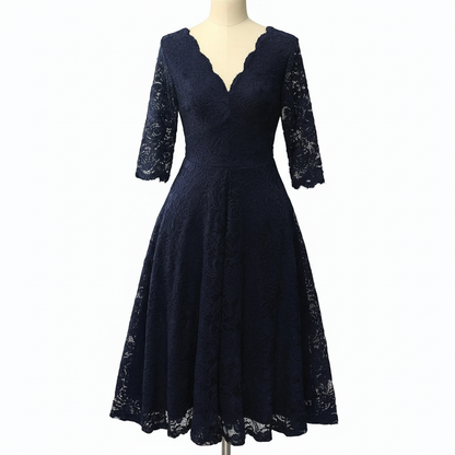 3/4-Ärmliges Kleid - SpringWhirl 