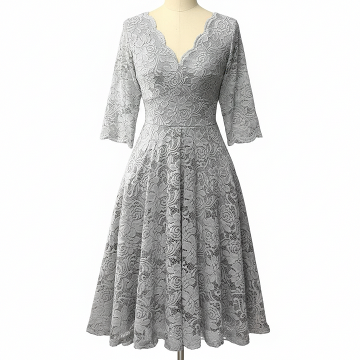 3/4-Ärmliges Kleid - SpringWhirl 
