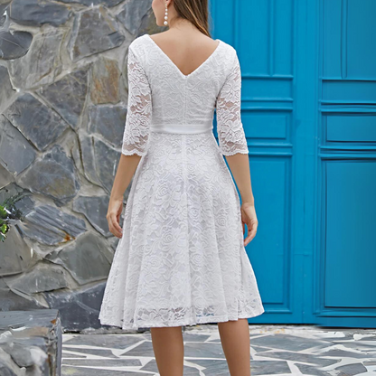 3/4-Ärmliges Kleid - SpringWhirl 