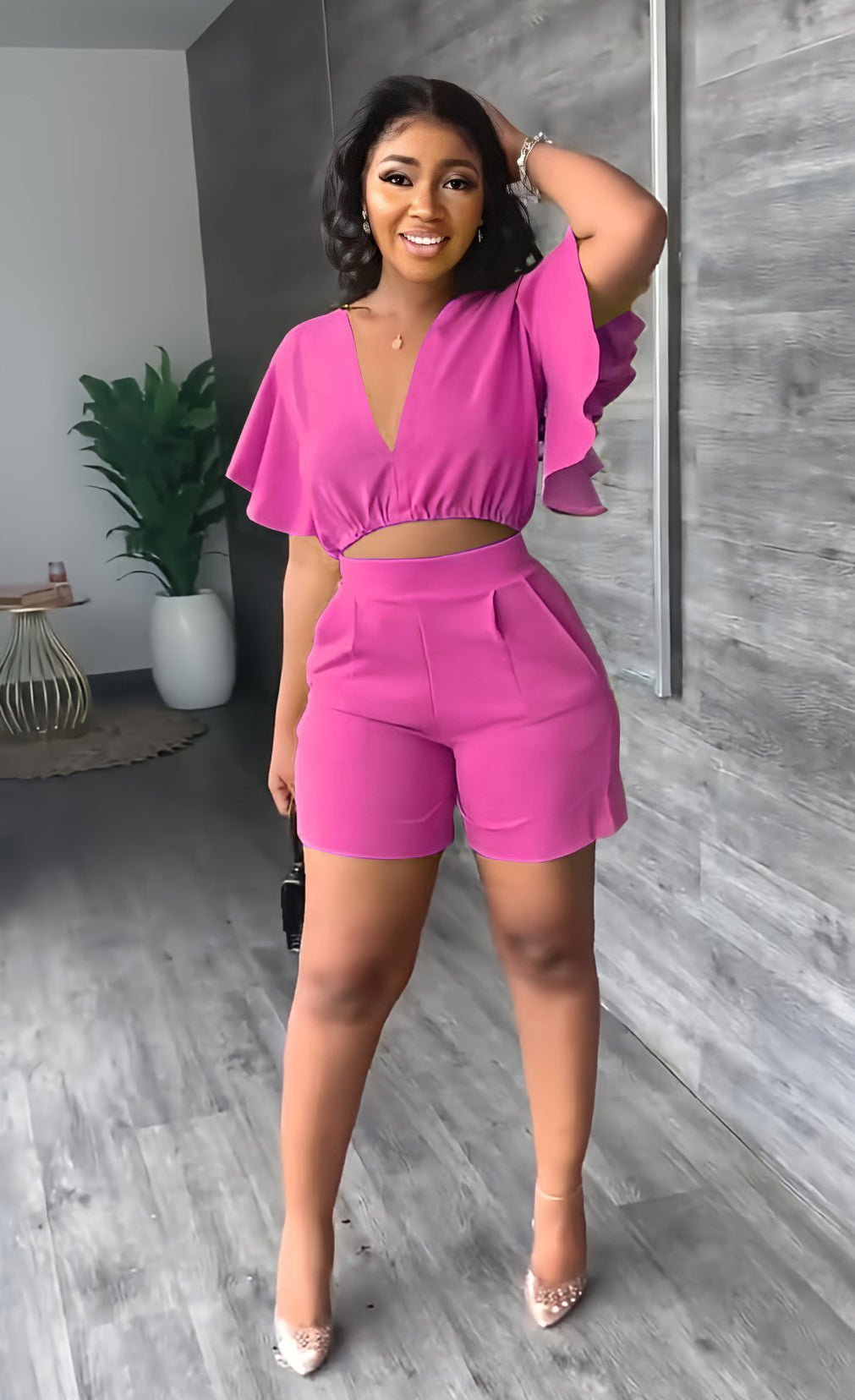 Trendy letní set s designem pruhů – Marlene